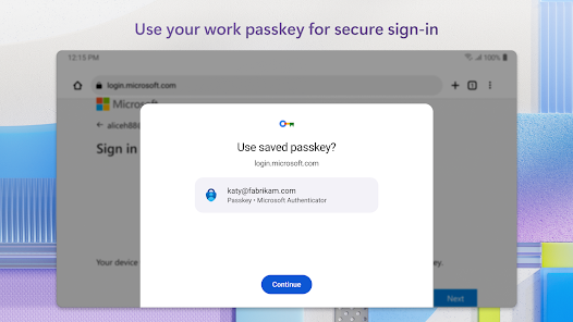Use Your Work Passkey for Secure Sign-in with Microsoft Authenticator