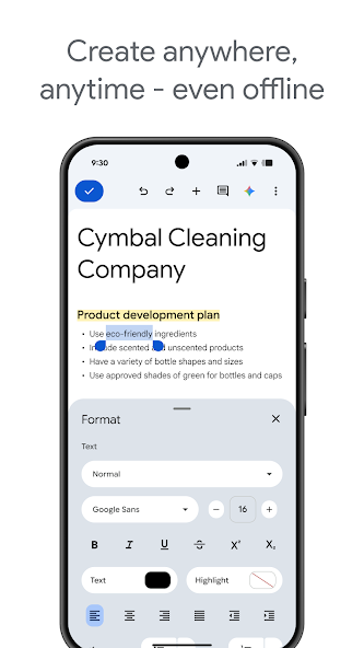 Google Docs Offline, Read and Create in any Place or Time