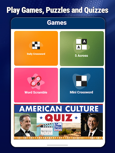 Not Only News and Videos, You Can Play Games, Puzzles and Quizzes