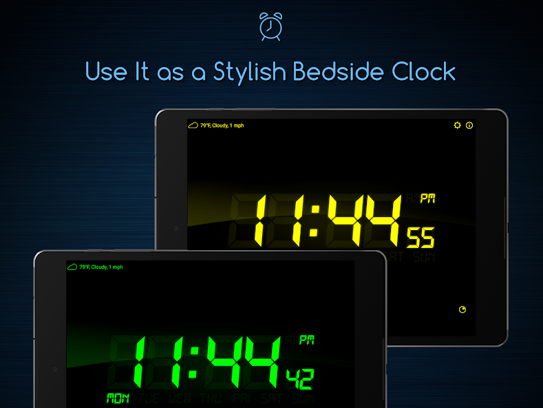 Transform Your Old Phone into a Stylish Nightstand Clock with Alarm Clock for Me